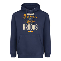 Navy Brooks Personalized Name Birthday Gift Heavyweight Hoodie - artisFamous