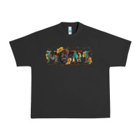 Pigment Black Western mini black highland calf Urban Heavy Tee - RanaPortraitStore