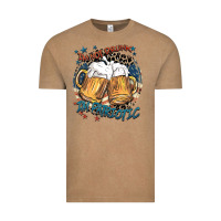 Vintage Coffee I'm not drunk i'm patriotic Vintage Tee - FaDigitalArtStudio
