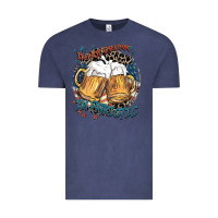 Vintage Denim I'm not drunk i'm patriotic Vintage Tee - FaDigitalArtStudio