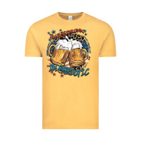 Vintage Mustard I'm not drunk i'm patriotic Vintage Tee - FaDigitalArtStudio