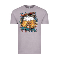 Vintage Zinc I'm not drunk i'm patriotic Vintage Tee - FaDigitalArtStudio