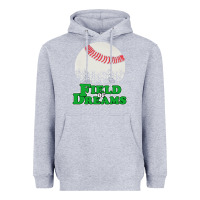 Heather Grey field of dreams Heavyweight Hoodie - artisFamous
