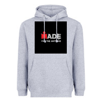Heather Grey ironman triatlon Heavyweight Hoodie - artisFamous