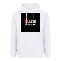 White ironman triatlon Heavyweight Hoodie - artisFamous