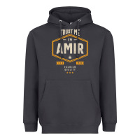 Smoke Amir Personalized Name Birthday Gift Heavyweight Hoodie - artisFamous