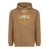 Toasted Coconut Amir Personalized Name Birthday Gift Heavyweight Hoodie - artisFamous