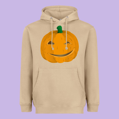 Pumpkin Heavyweight Hoodie Designed By Artisfamous