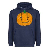 Navy pumpkin Heavyweight Hoodie - artisFamous