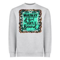 Heather Grey whiskey bent hell bound Heavyweight Sweatshirt - AdoDesignShop