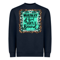 Navy whiskey bent hell bound Heavyweight Sweatshirt - AdoDesignShop