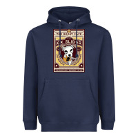 Navy the roost cafe Heavyweight Hoodie - artisFamous