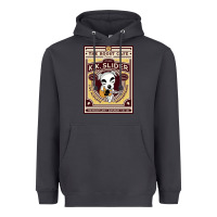 Smoke the roost cafe Heavyweight Hoodie - artisFamous