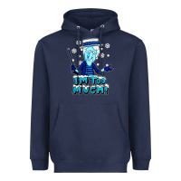 Navy snow miser Heavyweight Hoodie - artisFamous