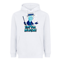 White snow miser Heavyweight Hoodie - artisFamous