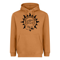 Meerkat church of the toad of light psychedelic frog Heavyweight Hoodie - artisFamous
