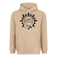 Mushroom church of the toad of light psychedelic frog Heavyweight Hoodie - artisFamous