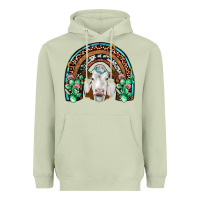 Matcha simmental  rainbow Heavyweight Hoodie - JahusDesignShop