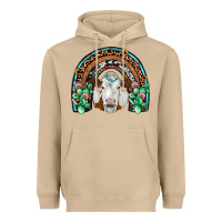 Mushroom simmental  rainbow Heavyweight Hoodie - JahusDesignShop