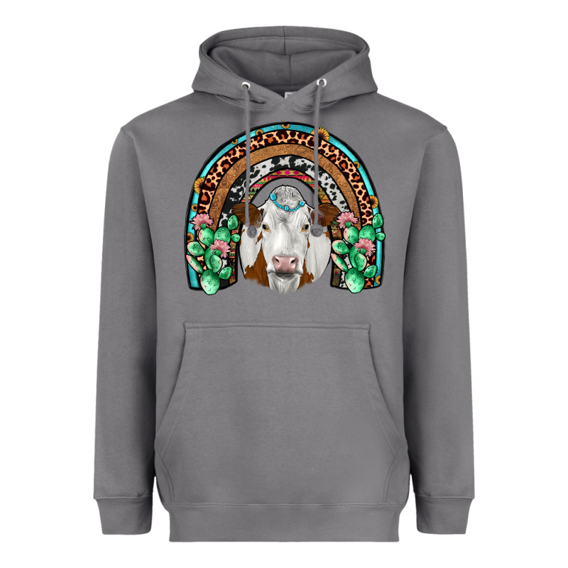 Simmental  Rainbow Heavyweight Hoodie by JahusDesignShop | Teevron