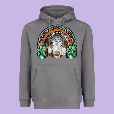 Simmental  Rainbow Heavyweight Hoodie Designed By Jahusdesignshop