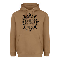 Toasted Coconut church of the toad of light psychedelic frog Heavyweight Hoodie - artisFamous