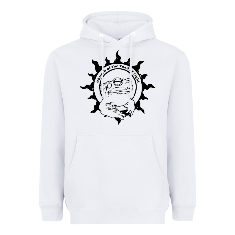 Church Of The Toad Of Light Psychedelic Frog Heavyweight Hoodie by artisFamous | Teevron