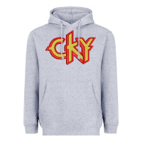Heather Grey cky Heavyweight Hoodie - artisFamous