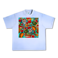 Grape Ice hispanic heritage month coffee cups and taco with glitter and leopard  Urban Heavy Tee - BundleAndBundleShop