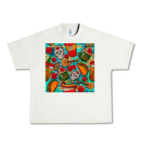 Pistachio hispanic heritage month coffee cups and taco with glitter and leopard  Urban Heavy Tee - BundleAndBundleShop