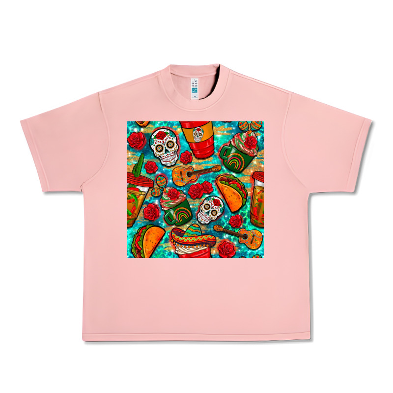 Hispanic Heritage Month Coffee Cups And Taco With Glitter And Leopard  Urban Heavy Tee by BundleAndBundleShop | Teevron