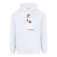 White target team member halloween Heavyweight Hoodie - artisFamous