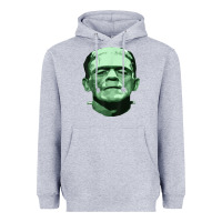 Heather Grey frankenstein Heavyweight Hoodie - artisFamous