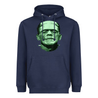 Navy frankenstein Heavyweight Hoodie - artisFamous