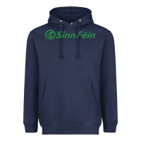 Navy SINN FÉIN PARTY IN UNITED KINGDOM Heavyweight Hoodie - artisFamous