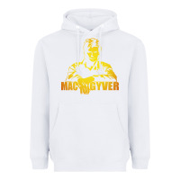 White macgyver actor movie Heavyweight Hoodie - artisFamous