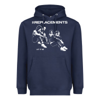 Navy let it be the replacements Heavyweight Hoodie - artisFamous