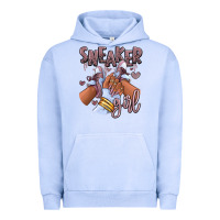 Pigment Grape Ice sky j mauve sneaker girl afro woman Urban Hoodie - RanaPortraitStore