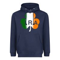 Navy ira irish lucky shamrock Heavyweight Hoodie - artisFamous