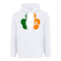 White ira irish lucky shamrock Heavyweight Hoodie - artisFamous