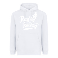 White rad racing cycle classic Heavyweight Hoodie - artisFamous