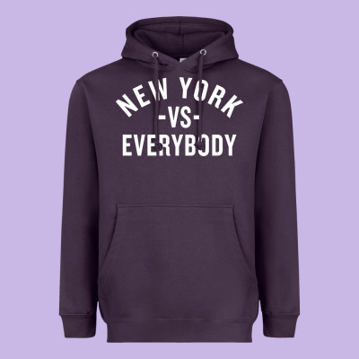 New York Vs Everybody Heavyweight Hoodie Designed By Artisfamous