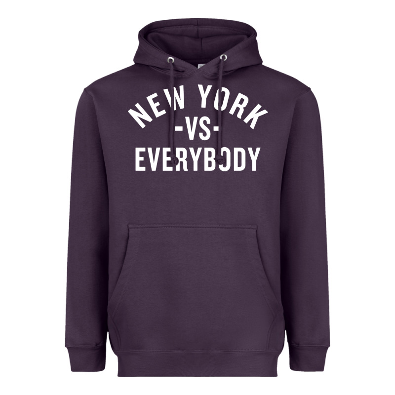 New York Vs Everybody Heavyweight Hoodie by artisFamous | Teevron