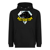 Black diamond dogs classic Heavyweight Hoodie - artisFamous