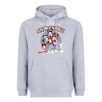 Heather Grey it’s time for animaniacs Heavyweight Hoodie - artisFamous