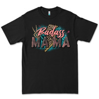 Black Badass Mama Mother's Day png sublimation design do Premium Tee - CowGirlArtShop