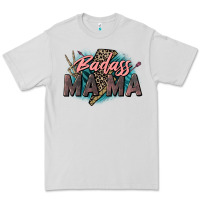 Dove Grey Badass Mama Mother's Day png sublimation design do Premium Tee - CowGirlArtShop