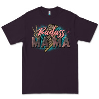 Plum Badass Mama Mother's Day png sublimation design do Premium Tee - CowGirlArtShop