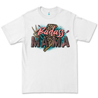White Badass Mama Mother's Day png sublimation design do Premium Tee - CowGirlArtShop