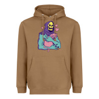 Toasted Coconut skeletor's hug cat Heavyweight Hoodie - artisFamous